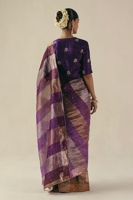 Begum Amber Saree With Blouse