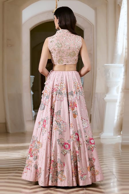 Paulmi And Harsh Embroidered Lehenga Set  