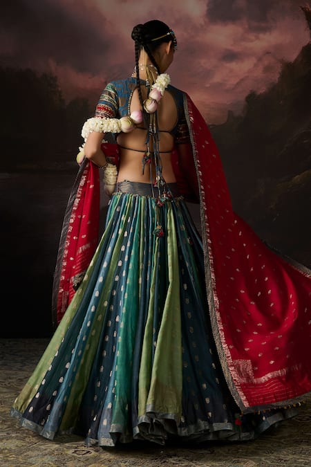 Swatti Kapoor Inaya Floral Woven Lehenga 