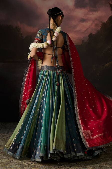 Swatti Kapoor Inaya Floral Woven Lehenga Set 
