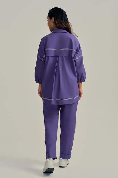 Neetiandmudita Purple Haze Shirt 