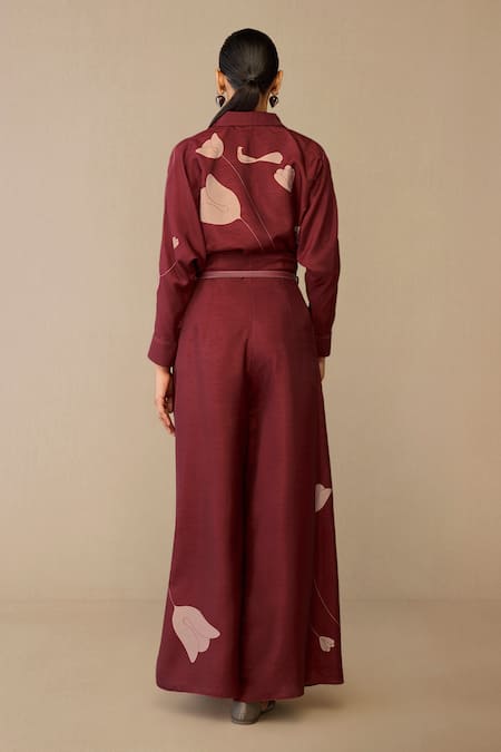 Ampm Odele Shirt Palazzo Set 