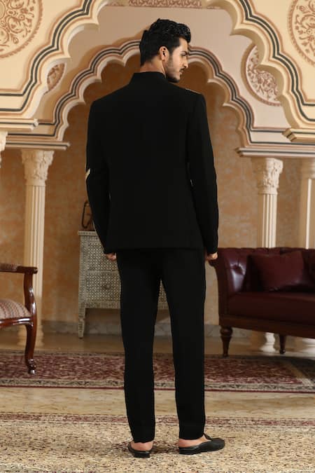 Kudrat Couture Sworn Eagle Embroidered Suit Set 