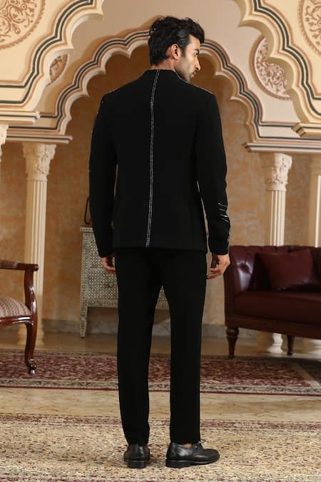 Kudrat Couture Galactic World Embroidered Suit Set 