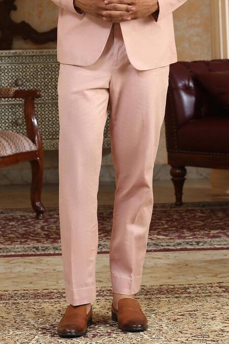 Kudrat Couture Pink Linen Cut Work, Embroidery Serpents Charm Suit Set Online at Aza Fashions Kudrat Couture_Pink Linen Cut Work, Embroidery Serpents Charm Suit Set _Online_at_Aza_Fashions