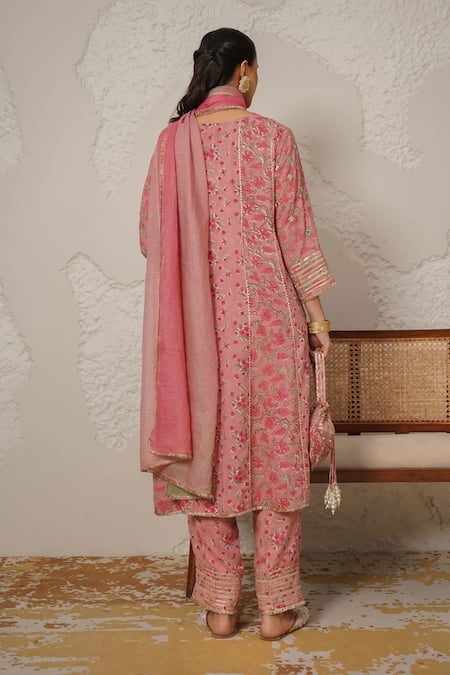 Nemaani Ira Hand Block Print Kurta Set 