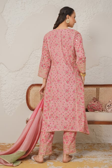 Nemaani Nayra Hand Block Print Kurta Set 