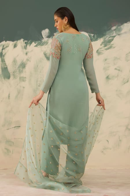 Radha Sharma Embroidered Kurta Set 