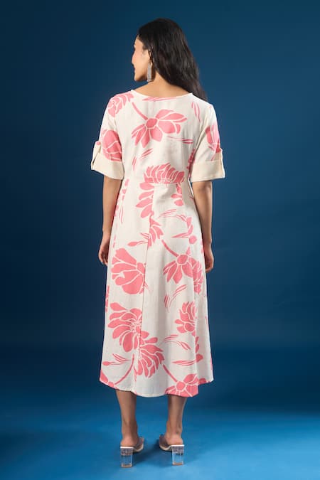 Naintara Bajaj Fleur Print Dress 