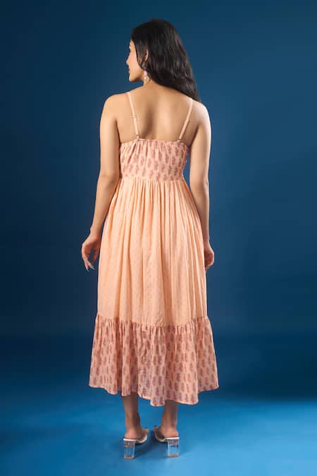 Naintara Bajaj Paisley Print Dress 