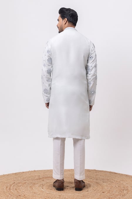 Kaka Calcutta Chaand Kaanch Kurta & Pant Set 