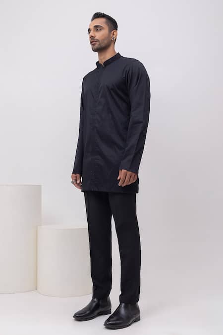 Kaka Calcutta Arrow Embroidery Kurta Set 