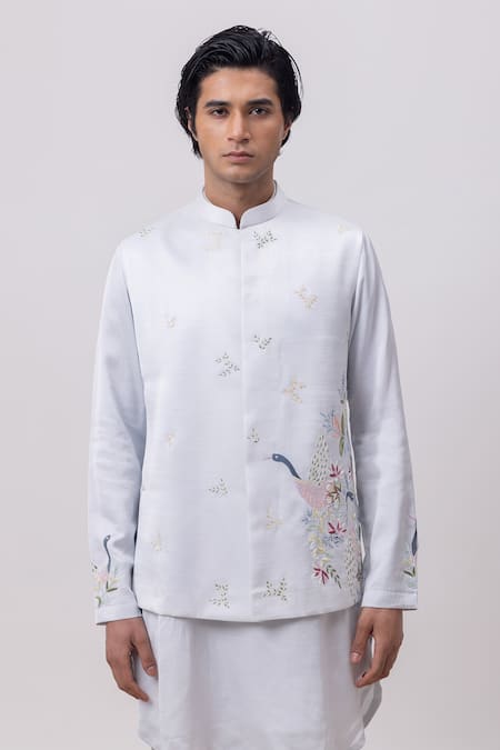 Kaka Calcutta Swan Nehru Jacket 
