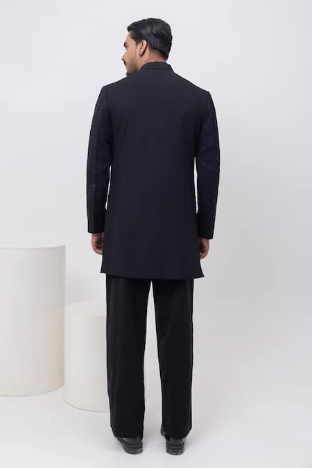 Kaka Calcutta Zardosi Work Bandhgala With Trousers 