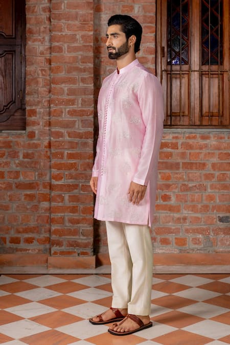 Nafs Potli Buttoned Kurta & Pant Set 