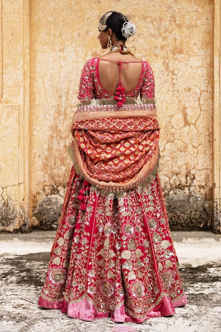 Aangan By Parul Classical Royal Grace Bridal Lehenga Set 