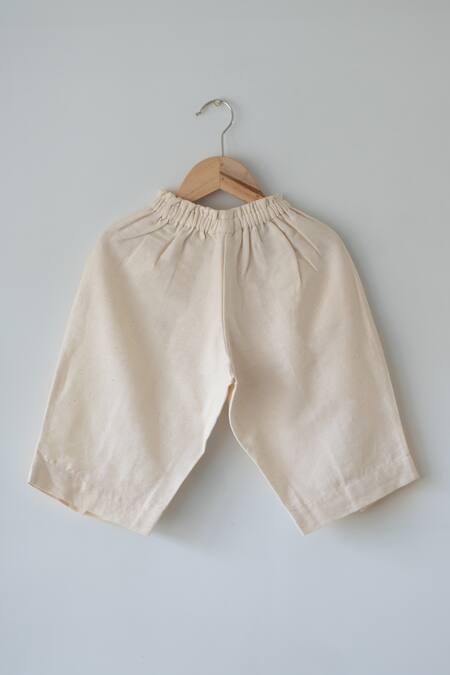 Love The World Today_Pink , Silk, Handloom Candy Cloud Checkered Top And Baggy Pant Set_Online_at_Aza_Fashions