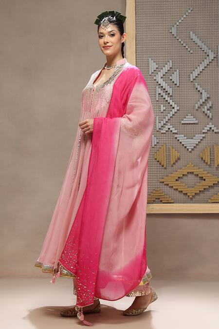 Kyra By Bhavna Bareblush Anarkali Set 