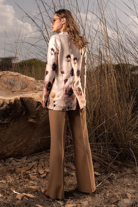 AFRIYA Serene Garden Long Blazer 