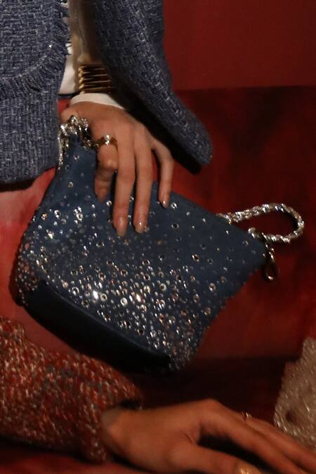 Buy Plode Blue Crystals, Rhinestones Galaxy Embellished Potli Handbag Online at Aza Fashions Buy_Plode_Blue Crystals, Rhinestones Galaxy Embellished Potli Handbag _Online_at_Aza_Fashions