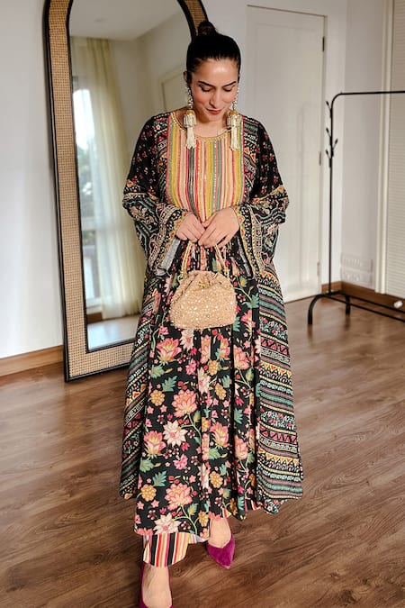 Buy_Plode_Gold Rhinestones, Crystals Embellished Bucket Bag _Online_at_Aza_Fashions