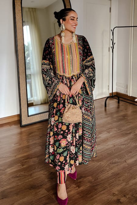 Shop_Plode_Gold Rhinestones, Crystals Embellished Bucket Bag _Online_at_Aza_Fashions