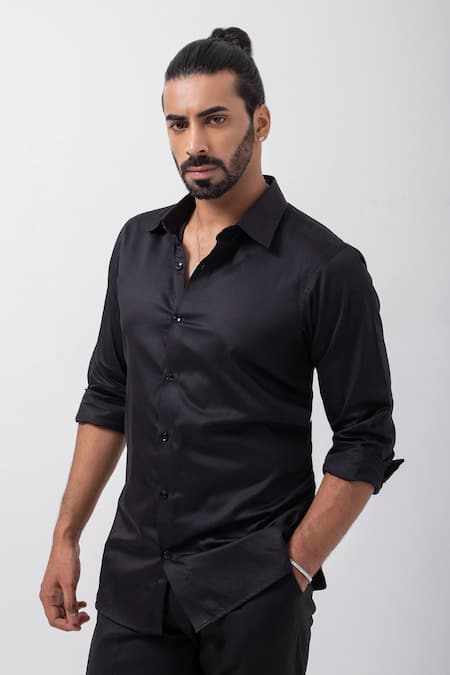 Kaka Calcutta Bead Embellished Placement Shirt 