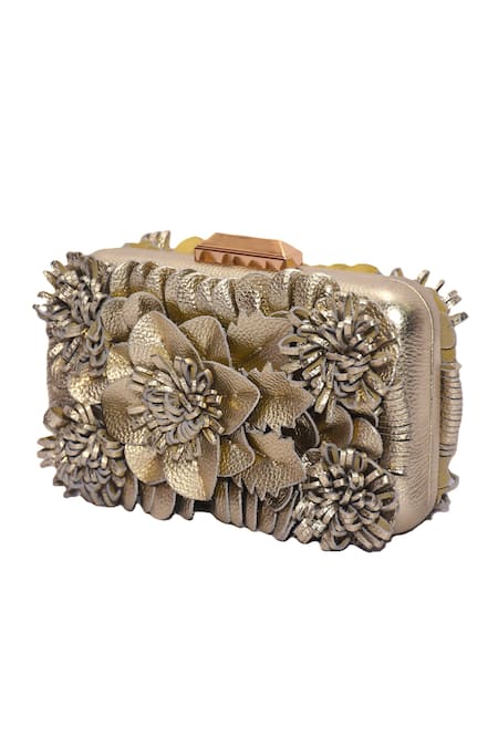 Jasbir Gill Floral Embellished Clutch 