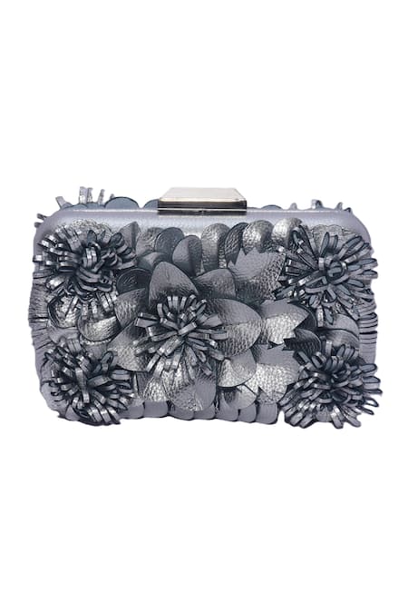 Jasbir Gill Floral Embellished Clutch 
