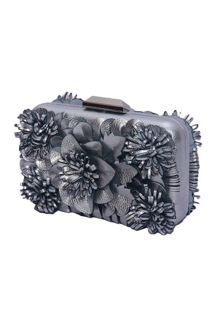Jasbir Gill Floral Embellished Clutch 