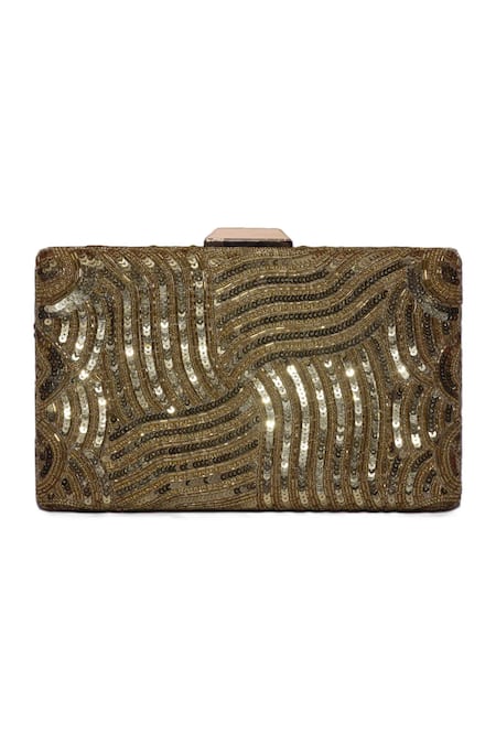 Jasbir Gill Sequinned Box Clutch 