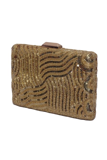 Jasbir Gill Sequinned Box Clutch 