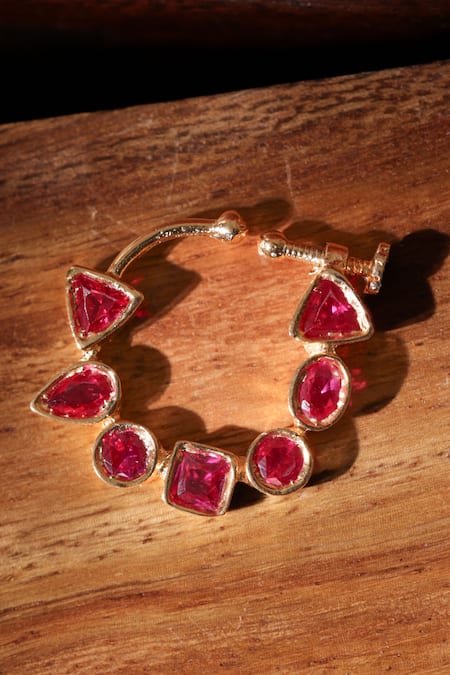 Paisley Pop Pink Polki Nosepin 