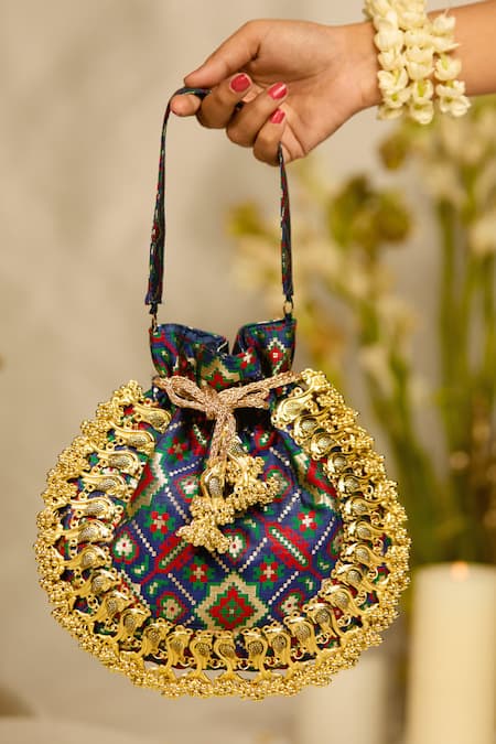 5elements Ishika Embroidered Potli Bag 