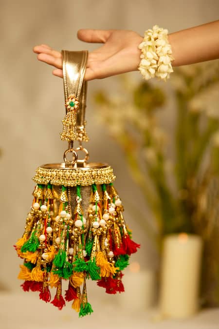 5elements Vanya Embroidered Potli Bag 