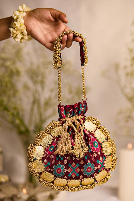 5elements Avika Embroidered Potli 