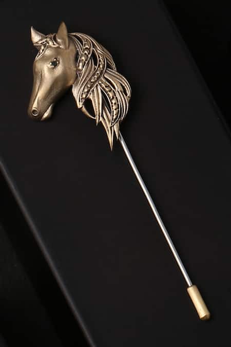 Shop_Cosa Nostraa_Gold Wild Dominion Gift Ensemble _Online_at_Aza_Fashions