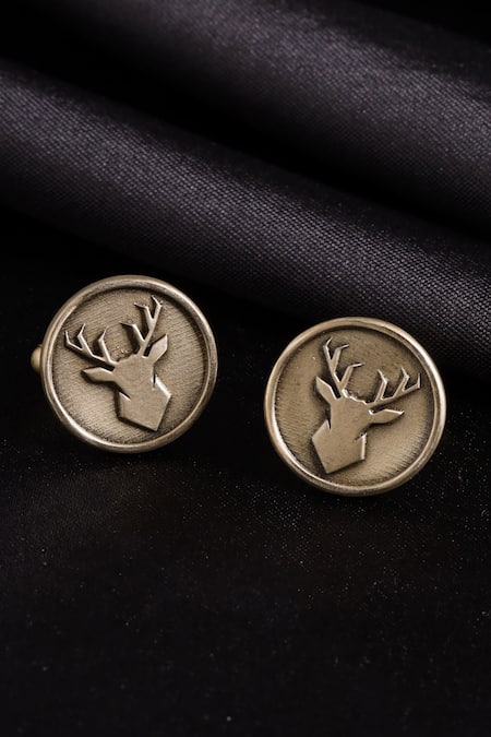 Cosa Nostraa_Gold Wild Dominion Gift Ensemble _at_Aza_Fashions