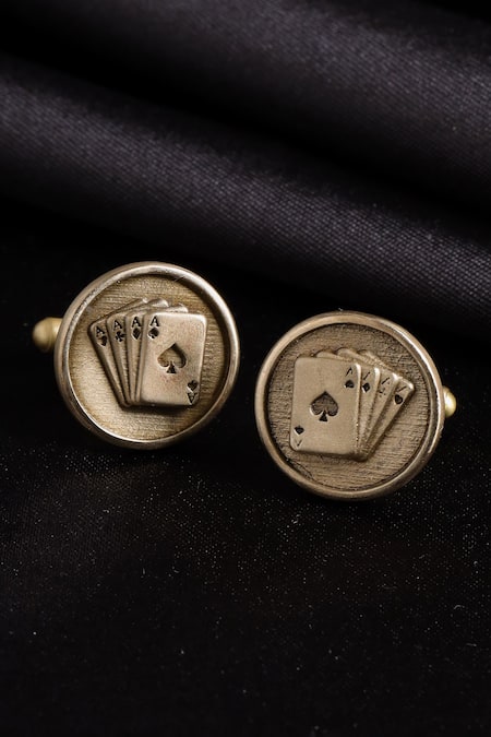 Buy_Cosa Nostraa_Gold The Maverick Muse Gift Set _Online_at_Aza_Fashions