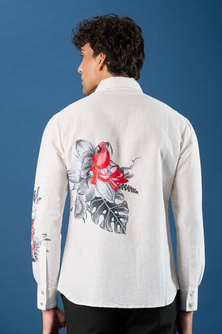 Rohit Bal Ivory Poplin Shirt 