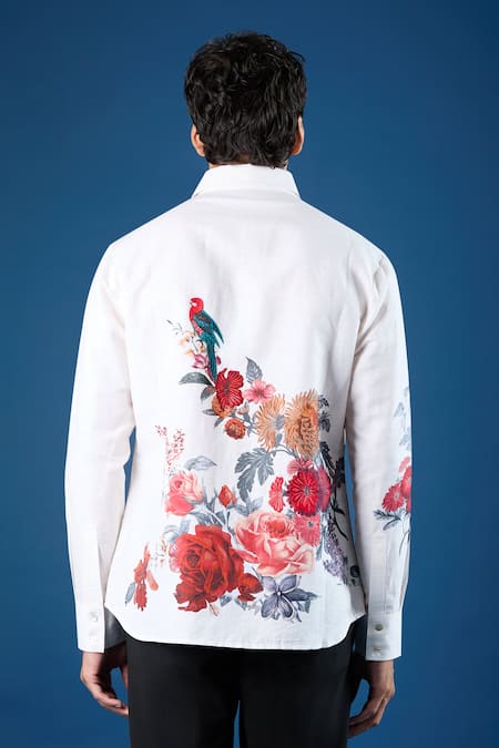 Rohit Bal Ivory Poplin Shirt 