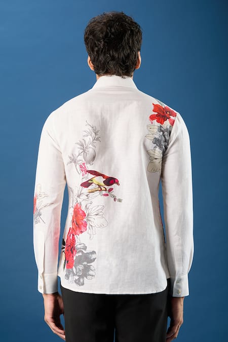Rohit Bal Ivory Poplin Shirt 