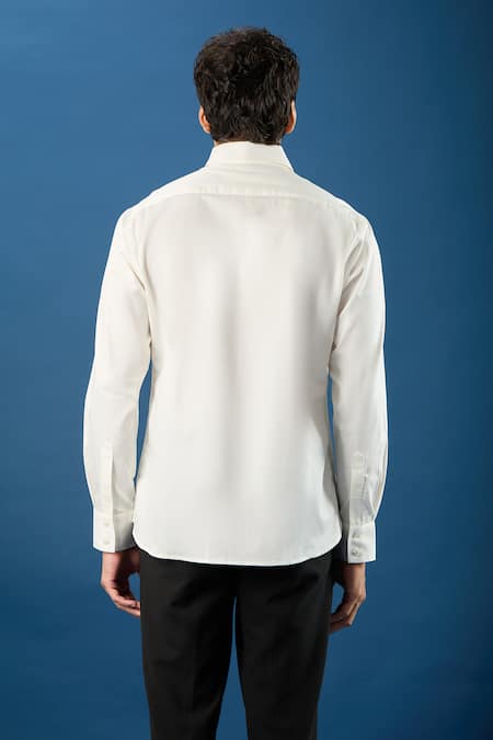 Rohit Bal Ivory Poplin Shirt 