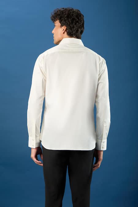 Rohit Bal Ivory Poplin Shirt 
