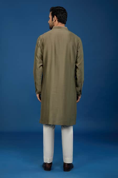 Countrymade Stitch Work Embroidered Kurta Set 