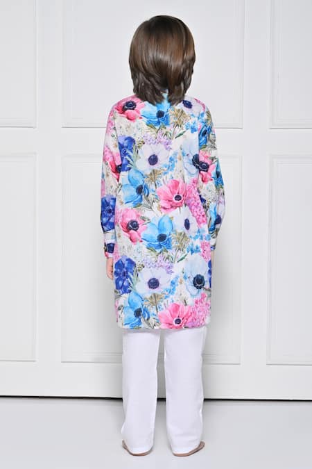 The Pony & Peony Co. Floral Pattern Kurta With Pant 