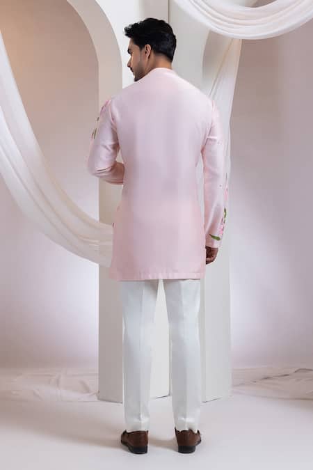Smriti By Anju Agarwal Blushcrest Floral Pattern Kurta With Pant