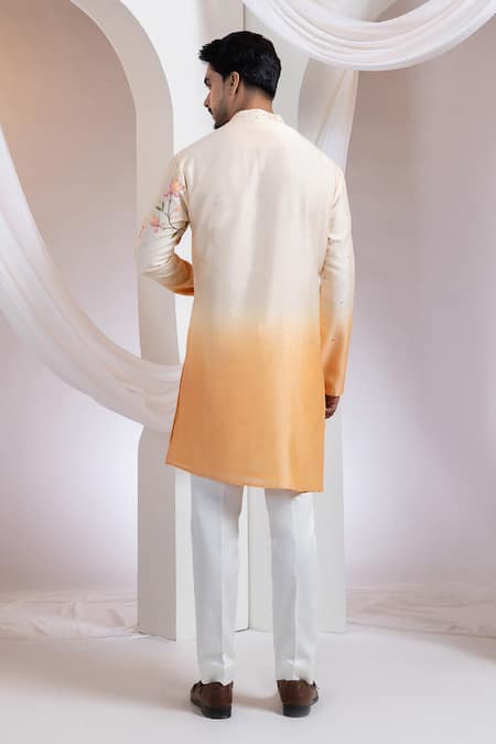 Smriti By Anju Agarwal Sunbird Blossom Kurta With Pant