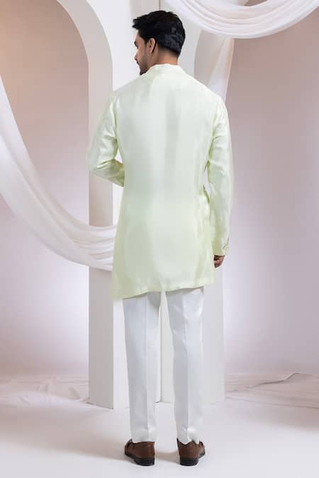 Smriti By Anju Agarwal Silk Kurta With Pant