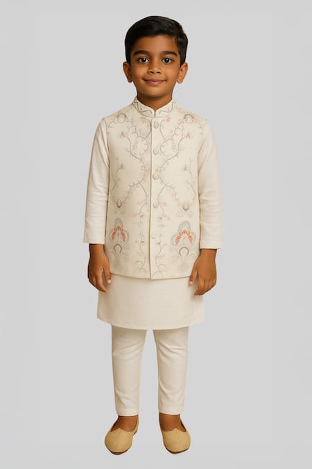 PAARSH Amod Embroidered Nehru Jacket Set 